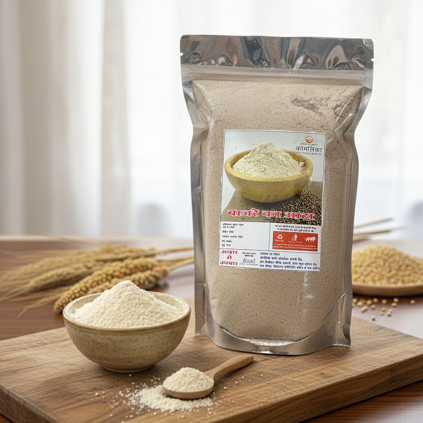 Bajra ka aata, Pearl flour aata