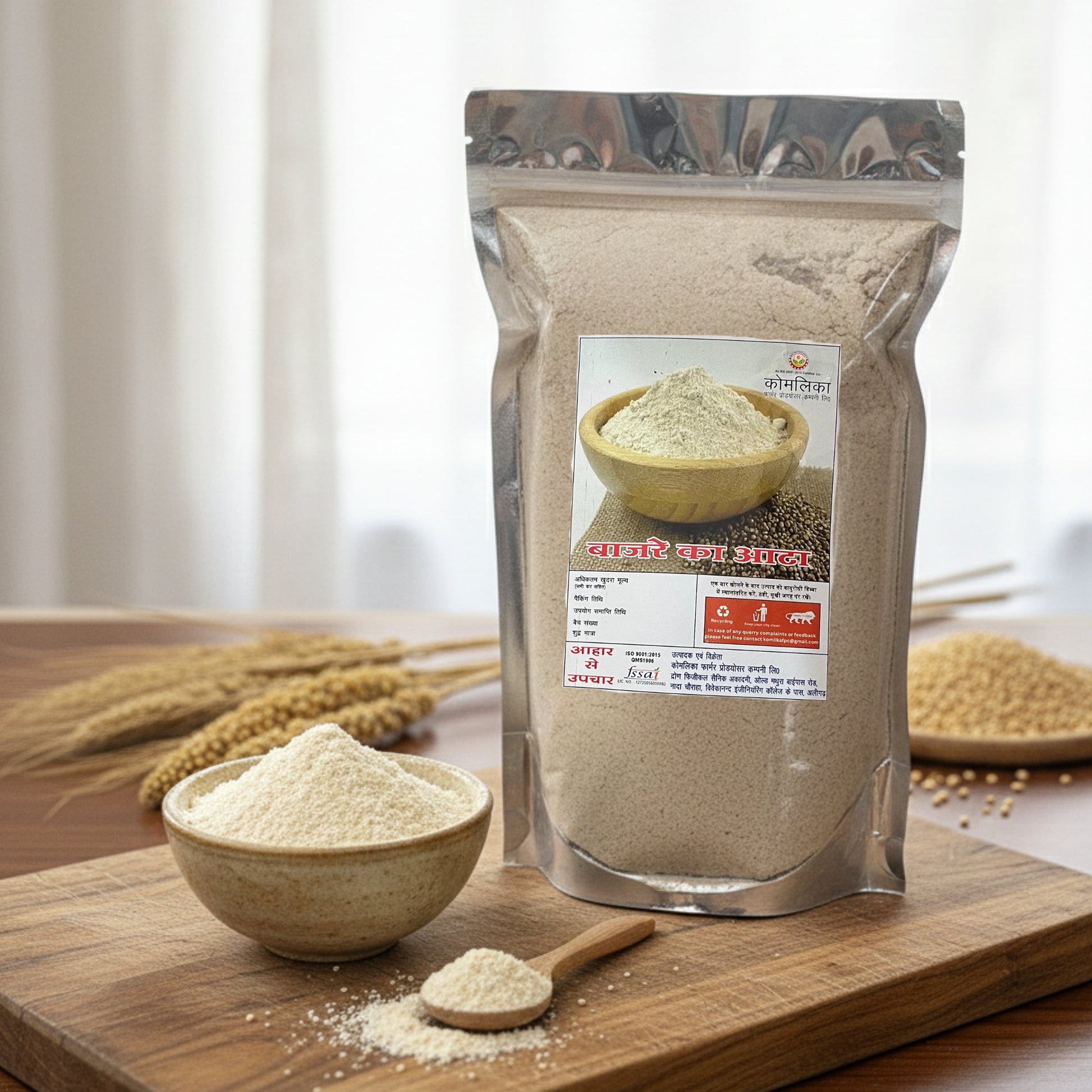 Bajra ka aata, Pearl flour aata